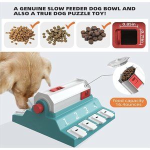 Dog Puzzle Toys for Medium/Large Dogs Slow Blow Puzzles Feeder Food Dispen